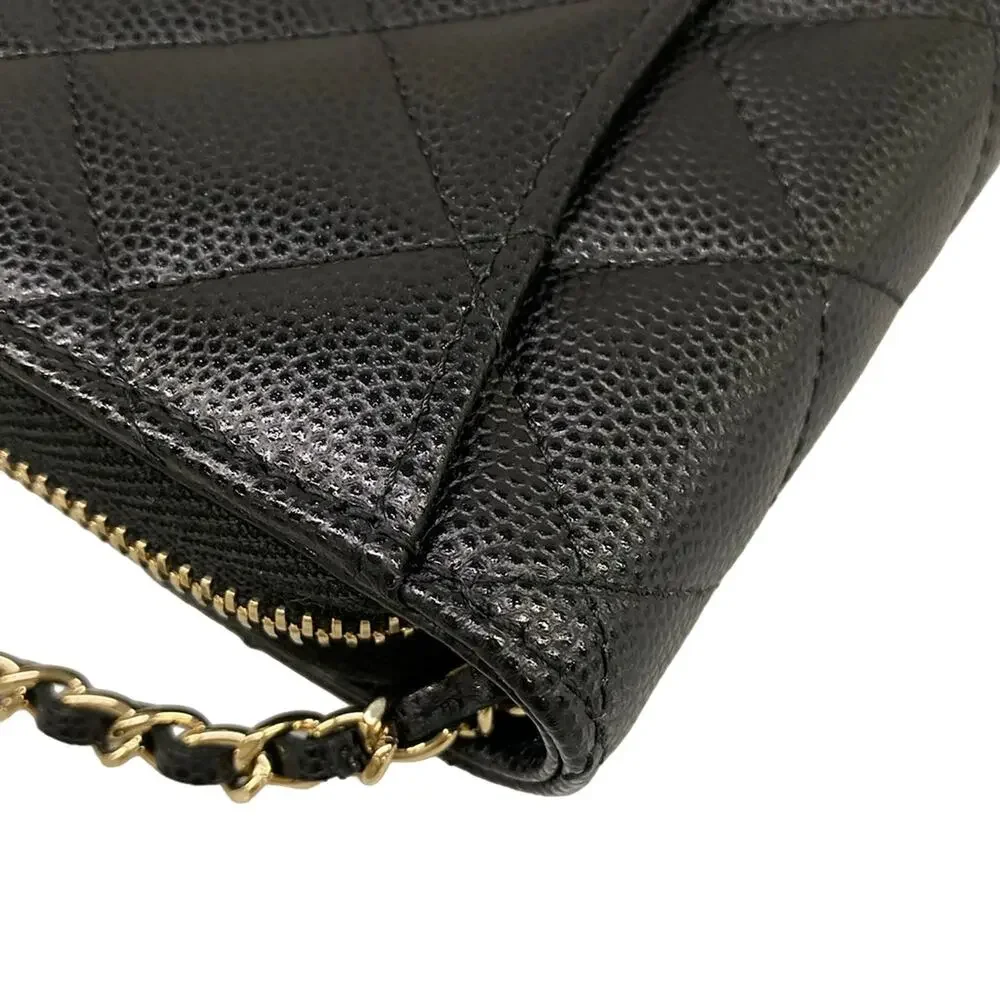 Chanel Classic Mini Chain Wallet/Matelasse Other Style Wallet AP2569